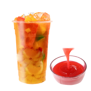 Watermelon Juice Concentrate Syrup Halal Certified Colored Fruit Flavored Bulk Ready Use Bubble Tea <b>Bottle</b> Cup Mango Coconut - Product Image 6