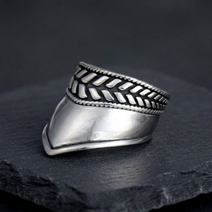 Top Selling Quality Indonesian Style <b>Ring</b> <b>Plain</b> Handmade <b>Ring</b> 925 Sterling Silver Jewelry Wholesale Factory Price - Product Image 3