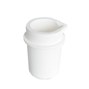 بوتقة سيراميك الألومينا بسعة 4 كجم للذهب، مقاومة لدرجات الحرارة العالية، لصهر المعادن الثمينة لأدوات المجوهرات - Product Image 1