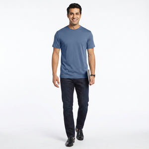 Camiseta de Cuello en V para Hombre, Superventas 2026, Súper Suave y Cómoda, Ligera, Personalizable, 100% Algodón - Product Image 1