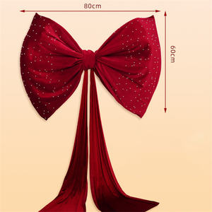 Decoración de <span class=keywords><strong>Lazo</strong></span> Grande al por Mayor para Bodas, Decoración de Pared, <span class=keywords><strong>Lazo</strong></span> <span class=keywords><strong>Gigante</strong></span> para Colgar, Decoración Coqueta para Regalos - Product Image 2