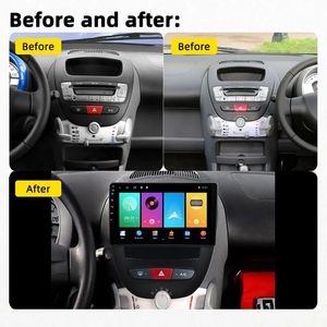 Android 13 pour Toyota Aygo Peugeot 107 <span class=keywords><strong>Citroen</strong></span> <span class=keywords><strong>C1</strong></span> 2005-2014 Lecteur multimédia Auto Radio GPS Carplay android WiFi DSP youtube 4G - Product Image 2