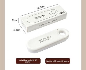 Organizador de Pastillas Portátil Medibox Mini al por Mayor, Forma de Disco U, Extraíble con Asa, Material PP, 3 Compartimentos - Product Image 5