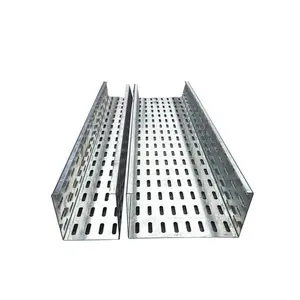 wire mesh cable tray adjustable vertical riser hanger for