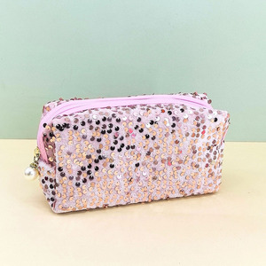 Wholesale Large Capacity Sequin <strong>Travel</strong> <strong>Storage</strong> <strong>Bag</strong> Fashionable Women Portable Toiletry <strong>Bag</strong> Glitter Zipper Makeup Cosmetic <strong>Bag</strong> - Product Image 5