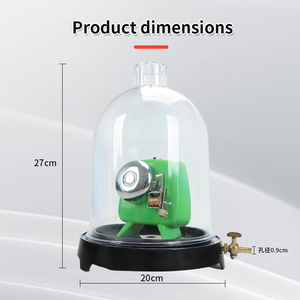 Thiết bị phòng thí nghiệm vật lý trường trung học cơ sở J02016 Chuông báo động buồng chân không Thí nghiệm đun sôi áp suất thấp Truyền âm vật lý - Product Image 3