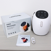 Masseur électrique pour genou BISD K711 avec écran LED, commande tactile, vibration automatique, lumière rouge et chaleur