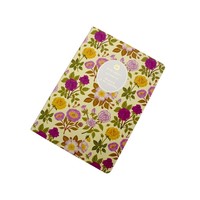 Cuadernos Ecológicos con Encuadernación Cosida y Estampado Floral Elegante, con 50 Hojas y Cubierta de Papel para Tomar Notas, Ideales para Estudiantes