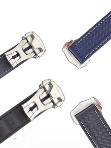 สายนาฬิกายาง FKM แท้ 100% สำหรับนาฬิกา Seamaster <span class=keywords><strong>Aqua</strong></span> Terra 150 AT150 พร้อมข้อต่อสแตนเลส - Product Image 4