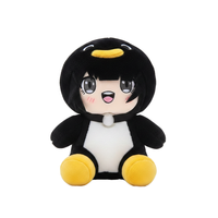 AI OEM GPT Model Gugu Gagga Penguin Mascot End World Doll Plush Toy Unisex Children Day Gift Custom Talking Plush Toy Keychain