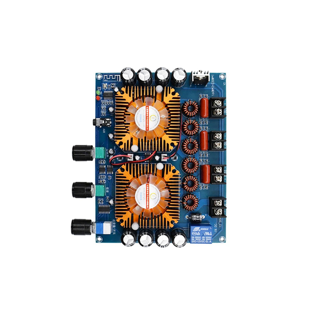 TDA7498E Digital Amplifier Board 2.1 Channel 2*160W+220V High Power Subwoofer Audio Electronic Modules Kits