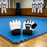 Gants d'entraînement de Taekwondo personnalisés de haute qualité, à paume ouverte, légers, pour la fermeture
