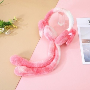 Novedosas Orejeras de Peluche con Orejas Móviles, Calentadores de Orejas Esponjosos para Niños, Lindas Cubiertas Ajustables para las Orejas - Product Image 2