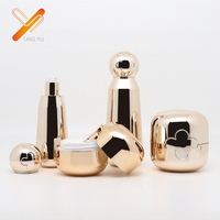 Lot de Gros Emballages Cosmétiques de Luxe Vides : Flacons Pompe, Vaporisateurs, Pots et Bouteilles de Crème avec Impression Sérigraphique en Plastique