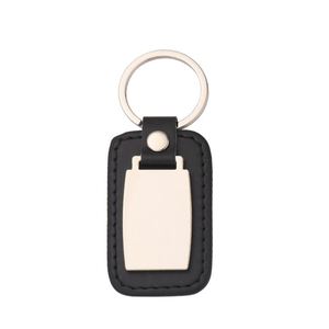 Llavero de Cuero con Logotipo Personalizado en Color, con Adhesivo Abombado y Correa Elegante, Muestra de Regalo Promocional - Product Image 1