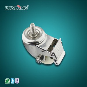 Hardware-Teile SK6-ZZ75108S-S 3 Zoll Eisen Heavy Duty Caster Wheel Verzinkte Bremse Caster Wheels - Product Image 2