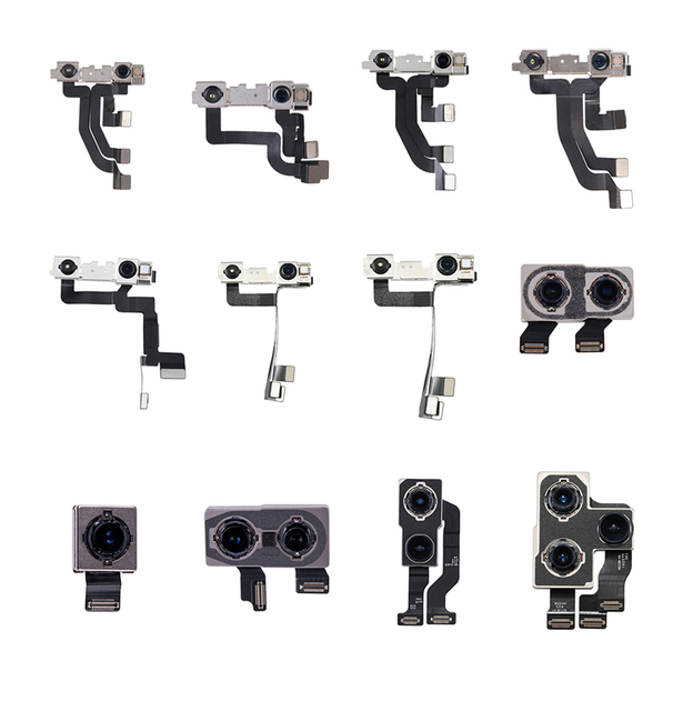 Original Back Rear Camera for iphone  5 6 7 8 10 X XS 11 12 13 14 Pro Pro Max Wholesale Spare Parts Replacement