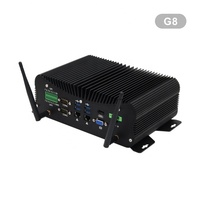 PC de placa base industrial sin ventilador de aleación de aluminio con RAM 4G 8G 16G 32G computadora para quiosco