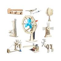 Kit de Experimentos Científicos de Madera para Hacerlo Tú Mismo, Juego de Modelos Educativos, Juguete de Manualidades STEM para Niños y Estudiantes