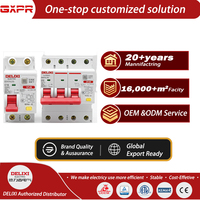 Interruptor Automático Miniatura DELIXI DZ47sLEs 2P, 6kA, 250/500V CA, Tipo C, 32A, Curva BCD C, Carcasa de Cobre, Térmico Magnético