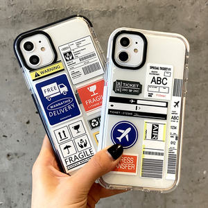 Nueva <span class=keywords><strong>Funda</strong></span> <span class=keywords><strong>para</strong></span> Teléfono <span class=keywords><strong>Celular</strong></span> con Diseño Elegante de Boletos de Avión y Tarjetas de Embarque, Fabricada en TPE/TPU Transparente <span class=keywords><strong>para</strong></span> <span class=keywords><strong>iPhone</strong></span> 12, 11 Pro Max, XR, Xs, 7, 8, <span class=keywords><strong>SE</strong></span> <span class=keywords><strong>2020</strong></span> - Product Image 2