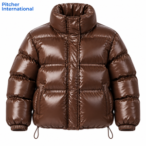 Low moq <b>womens</b> puffer <b>jacket</b> supplier for startup labels developing custom <b>womens</b> <b>winter</b> outerwear collections - Product Image 4