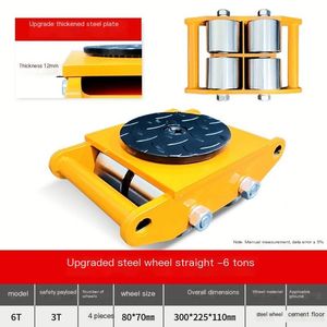 180 graden zware transportkar met stuur en handvat - Product Image 2