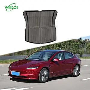 Alfombrillas para todo tipo de clima Alfombrilla para un solo coche Otros accesorios exteriores para Tesla Model 3 Highland Alfombrillas completas