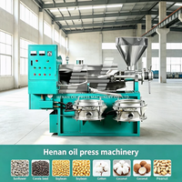 Presse à huile d'arachide industrielle et domestique entièrement automatique 6LY-125, en acier au carbone ou en acier inoxydable, pressage à froid