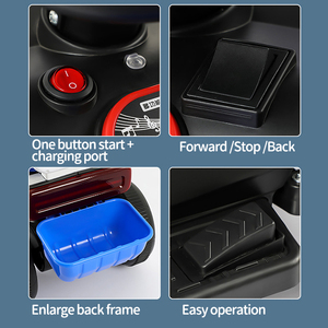 Coche de juguete para niños con asiento para personas, vehículo de ingeniería eléctrica para niños, excavadora de Control remoto grande recargable - Product Image 6