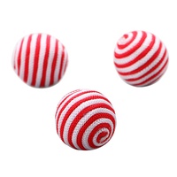 Vente en gros d'accessoires pour chats, fournitures pour animaux de compagnie, jouet pour chat en nylon, balle pour jeu interactif