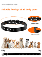 Collier de dressage pour chien 2 en 1, 500 m, étanche IP67, anti-aboiement automatique et télécommande, 100 niveaux de choc, vibration, bip, rechargeable
