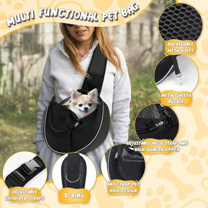 Muestra Gratis, Venta Caliente, Portador de Perros Ajustable para Viajes al Aire Libre, Manos Libres, Orientado hacia Adelante, Práctico, Tipo Bandolera - Product Image 4