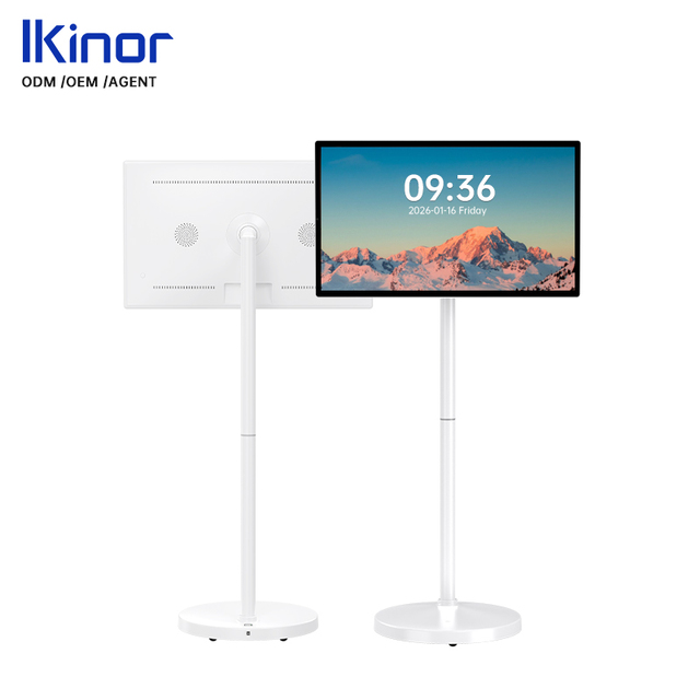21.5 Inch LED HDTV Portable Smart Touch Screen Full HD 1080p 10-Point Touch Android 12 Battery Power for Education Advertising