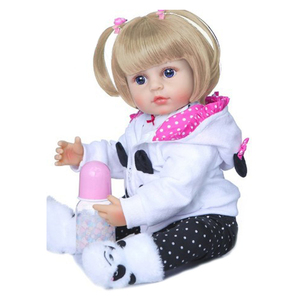Muñeca Bebé Reborn <span class=keywords><strong>de</strong></span> 55 cm, Linda y Realista, para Juego <span class=keywords><strong>de</strong></span> Imitación, Accesorio <span class=keywords><strong>de</strong></span> Juego para Niñas - Product Image 4