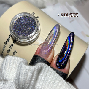 Polvo de Pigmento Magnético Holográfico SH con Efecto Ojo de Gato Arcoíris Unicornio <span class=keywords><strong>para</strong></span> Esmalte de Uñas en Gel, Pigmentos Aurora y Láser Magnéticos - Product Image 1