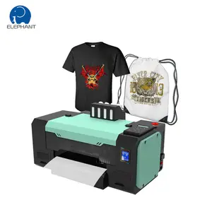 A3/a4 mesin cetak dtf printer dengan shaker dan pengering XP600 I1600 dual printhead Dtf Inkjet Printer