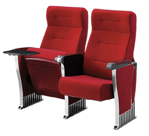 Chaise d'auditorium bleue moderne, meilleurs sièges de stade pour les cinémas, les écoles, hauteur réglable électriquement, mobilier de théâtre en tissu - Product Image 4