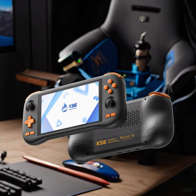 K56 Retro Video Handheld Game Console Stick 4k TV Game Box 128GB Dual Wireless Gamepad HD Retro Video Game Consoles Android 14