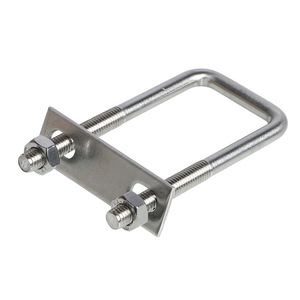 Boulon en U en acier inoxydable 304 de haute qualité avec 2 écrous, collier de serrage en U pour tuyau M6 M8 M10 M12 - Product Image 5