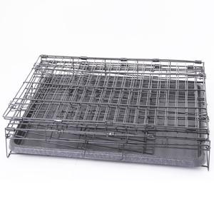 Double Door Pet <strong>Cage</strong> <strong>Foldable</strong> <strong>Dog</strong> Crate Steel <strong>Wire</strong> <strong>Dog</strong> <strong>Cages</strong> DSA36 - Product Image 5