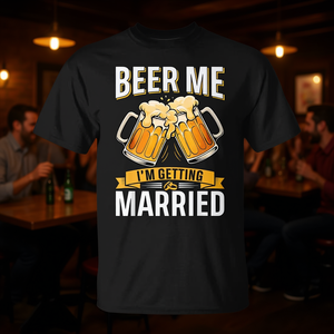 Camiseta Beer Me I'm Getting Married para despedida de soltero del novio - Product Image 3