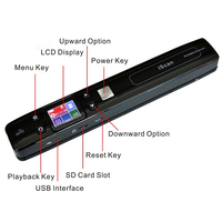 Scanner de documents portable à main avec numérisation de motifs USB Wifi A4, stylo de numérisation HD à marge nulle, scanner de livres