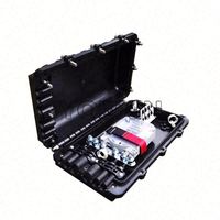 Boîtier de raccordement horizontal en fibre optique OEM ODM IP68 ABS à ports multiples pour projets FTTH de télécommunications en extérieur