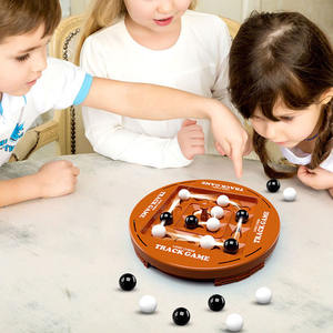 Nuovo Scacchiera Magnetica Bianca e Nera, Gioco da Tavolo per Famiglia, Gioco di Logica con 16 Palline Magnetiche, Regalo Ideale - Product Image 5