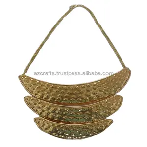 18k chapado en oro de latón collar de cadena - Product Image 1