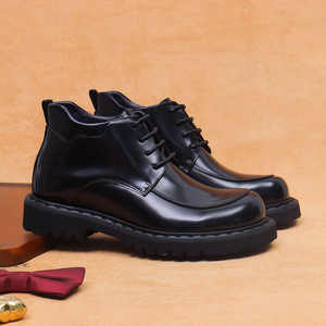 Chaussures plates décontractées et habillées pour hommes en cuir véritable respirant, légères, à enfiler, avec semelle extérieure en caoutchouc antidérapante - Product Image 2