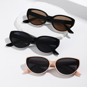 Cat Eye Sunglasses For Women Black UV400 Polarized PC <b>Frame</b> Fashion Sun Protection Travel Driving Party - Product Image 2