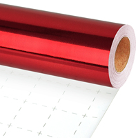 Papier d'emballage artisanal uni épaissi 80g/m² en gros, papier d'emballage floral simple face pour la Saint-Valentin et l'emballage de cadeaux