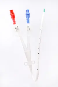 Tıbbi sarf tek kullanımlık çift lümen tek kullanımlık hemodiyaliz kateter kiti